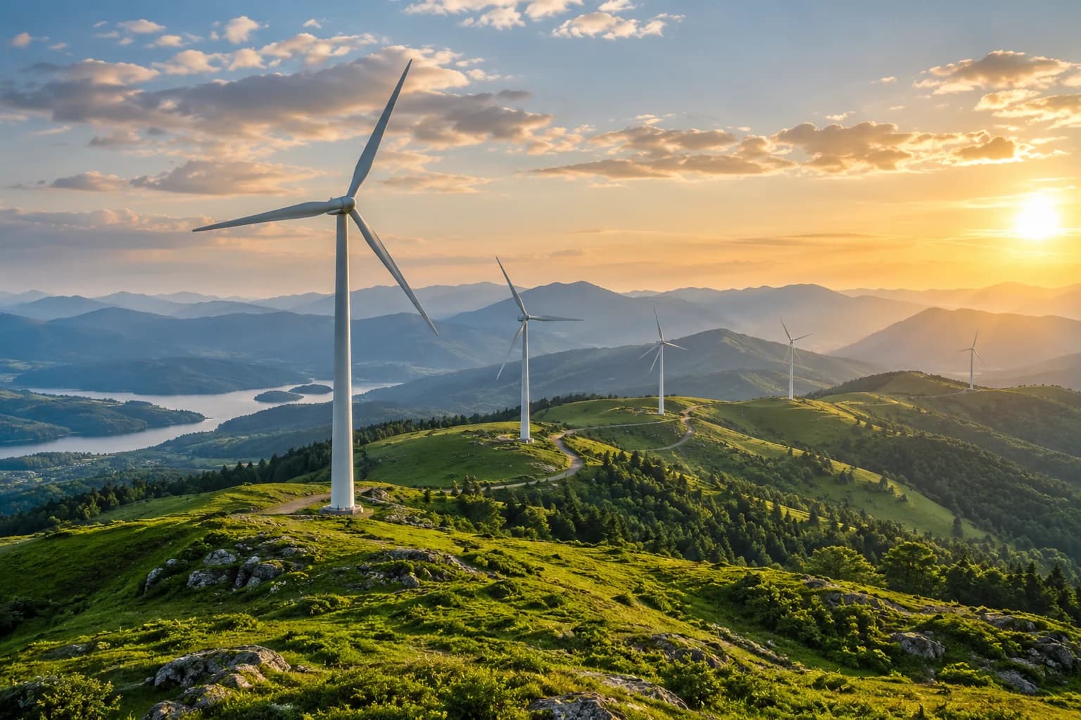Energy environment, without people