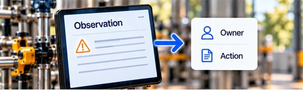 Illustrative control plans and work instructions