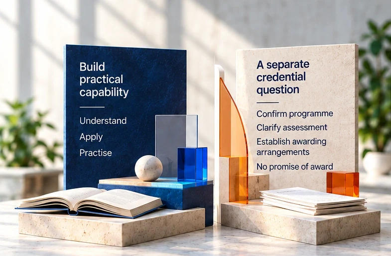 Two installations distinguish practical capability from a credential question requiring confirmed arrangements.
