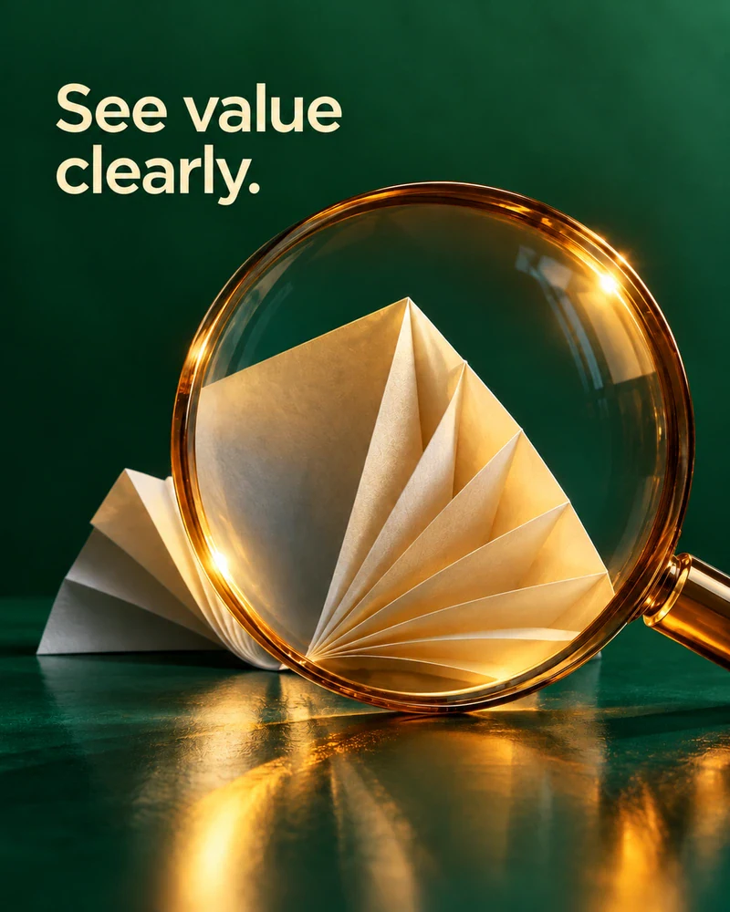 See value clearly.