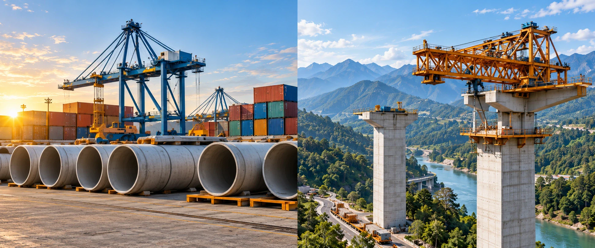 Materials and lifting equipment in an infrastructure procurement environment